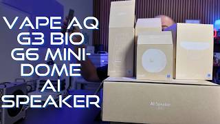 New Ubiquiti G6 Dome Mini, G3 Bio Reader, Vape Air Quality Sensor, and AI Speaker Review Part 1