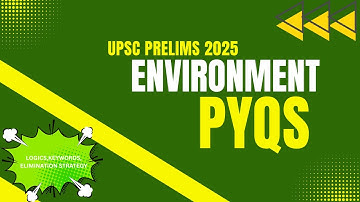 Solve UPSC Environment PYQs in Seconds: Logic & Elimination Tricks 🎯 #upsc2025  #upscpyqs #strategy