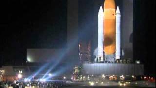 STS-133: Discovery Rollout to Pad (time lapse)
