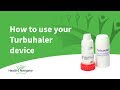 How to use your Turbuhaler device