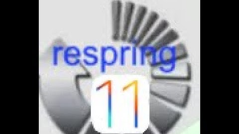 HOW TO RESPRING YOUR IPHONE/IPAD ON IOS 11 (NO JAILBREAK / NO COMPUTER)