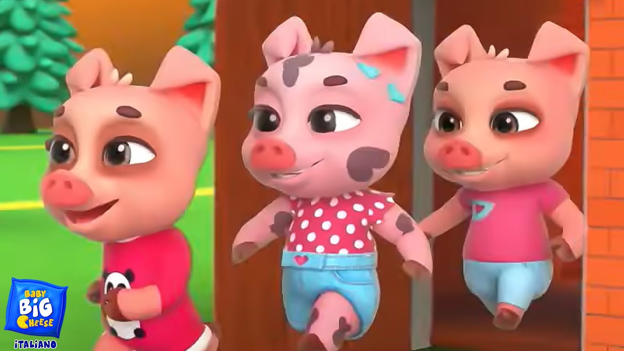 Tre Piccoli Porcellini + Di Piu Filastrocche E Video Per Bambini