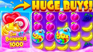MORE HUGE Bonus Buys On SWEET BONANZA!
