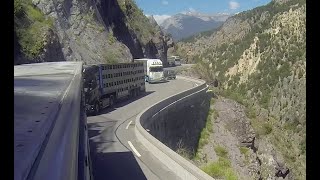⚠️Convoi exceptionnel 4 SCANIA V8 Bétaillères⚠️4 Camions semi-remorques Montée des Gorges du Guil