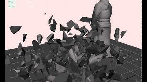 Sanjay Sen Statue Shatter Practice Maya Test 4