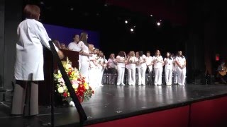 May 2016 Nurses pinning ceremony