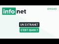 Ref:02OgBOXZSfQ Un extranet, c'est quoi   (d�finition, aide, tuto, explication)