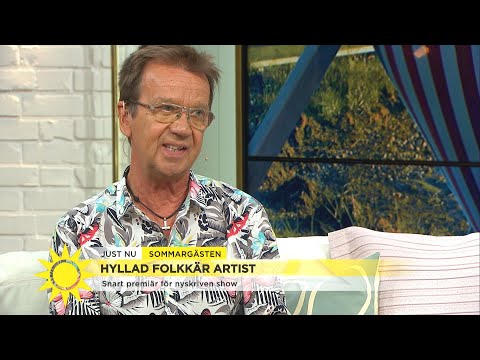 "Pappas lokalrevy, allt börjar där" Björn Skifs om sin långa karriär - Nyhetsmorgon (TV4)