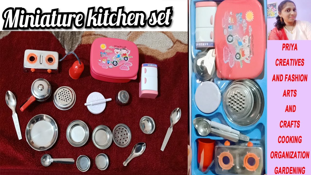 Miniature kitchen set for Real steel Cooking Set|Little Cooking Kitchen