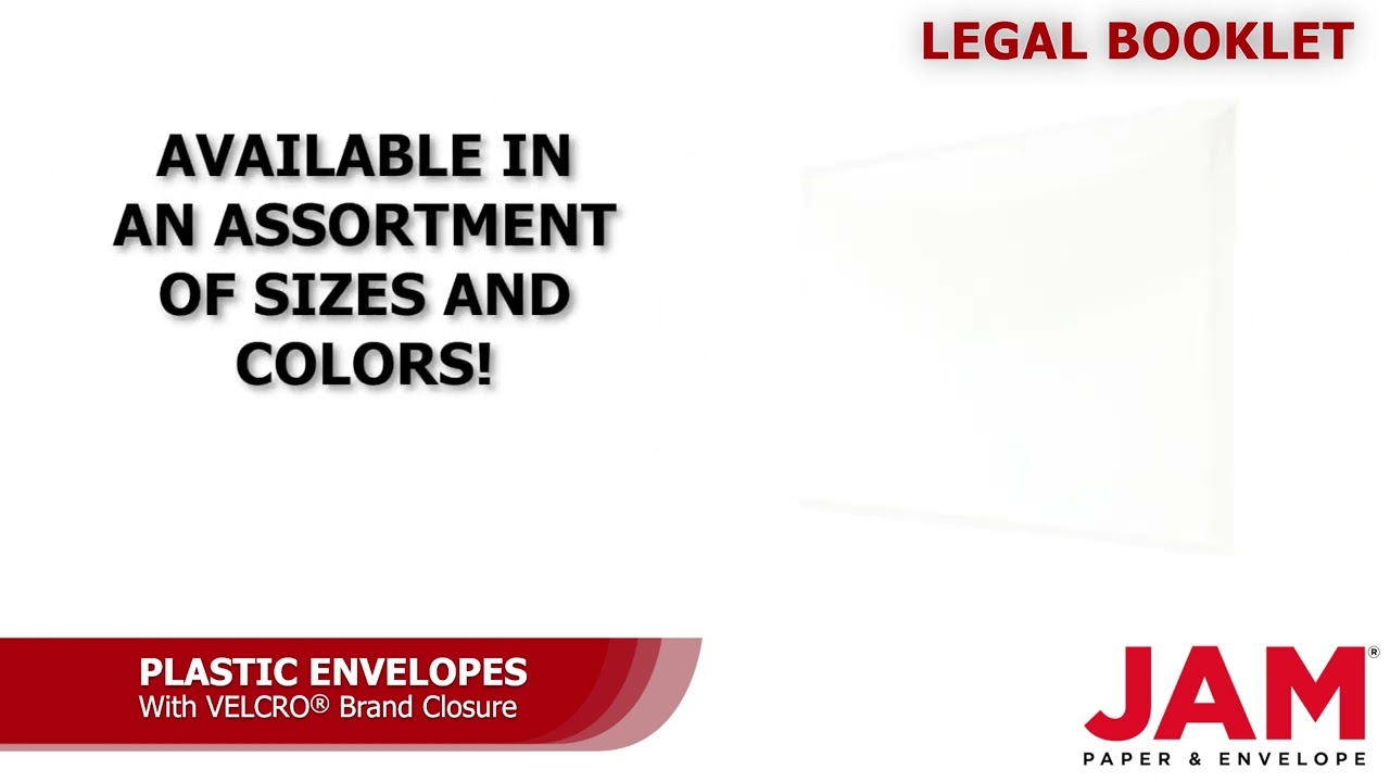 Green Legal Booklet Plastic Envelope w VELCRO Brand Closur3 YouTube