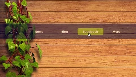 How to create transparent navigation bar and menus?