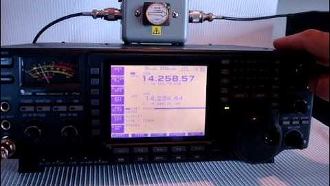 Icom IC-756 demonstration