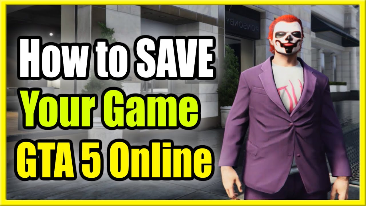 How to Save Progress in Gta 