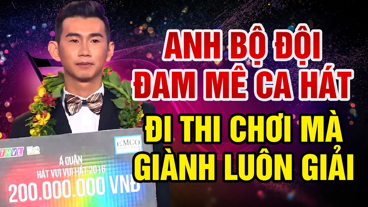 Anh bộ đội ĐAM MÊ CA HÁT đi thi chơi mà giành luôn giải | THVL Bolero