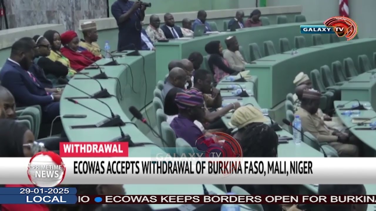 ECOWAS ACCEPTS WITHDRAWAL OF BURKINA FASO, MALI, NIGER