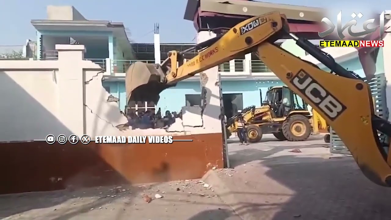 Close aide of Maulana Tauqeer Raza Doctor Nafees House Demolished In Bareilly, Uttar Pradesh