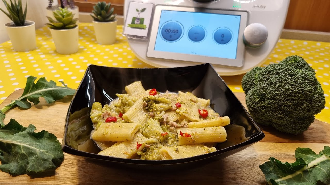 Pasta broccoli e salsiccia risottata bimby TM7 TM6 TM5 TM31