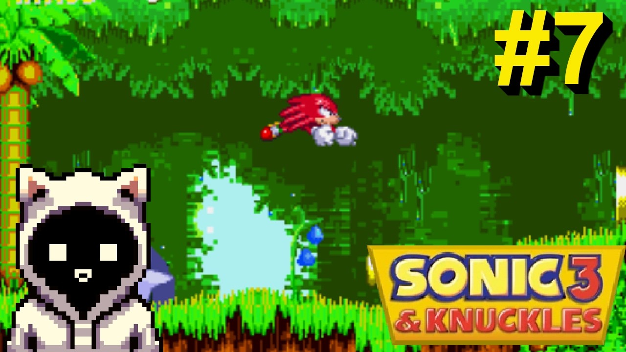 Knuckles tries to recover his emerald. Knuckles playthrough. Sonic 3 & Knuckles, (MD), Part 8