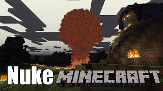 [Minecraft] My Mod Showcase #7: Test of new Nuke Explosion Effects