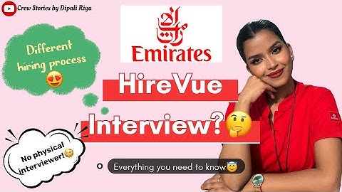 Emirates HireVue Sollicitatiegesprek !!🤔 Geen fysieke interviewer?😳 Hoe bereid je je voor? Emirat...