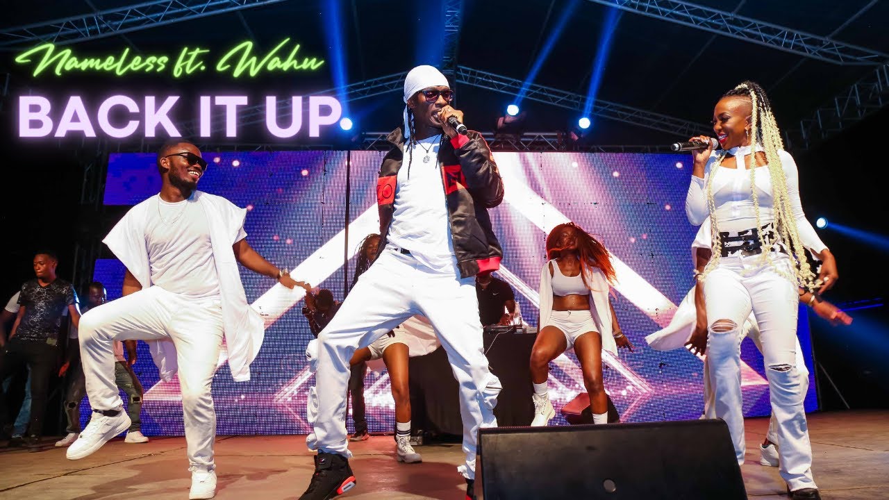 Nameless and Wahu (The M'z) -BACK IT UP (Live Performance)