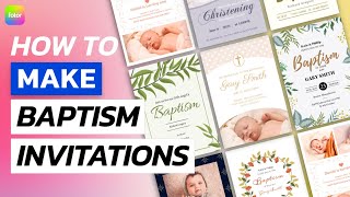 How to Make Baptism Invitations