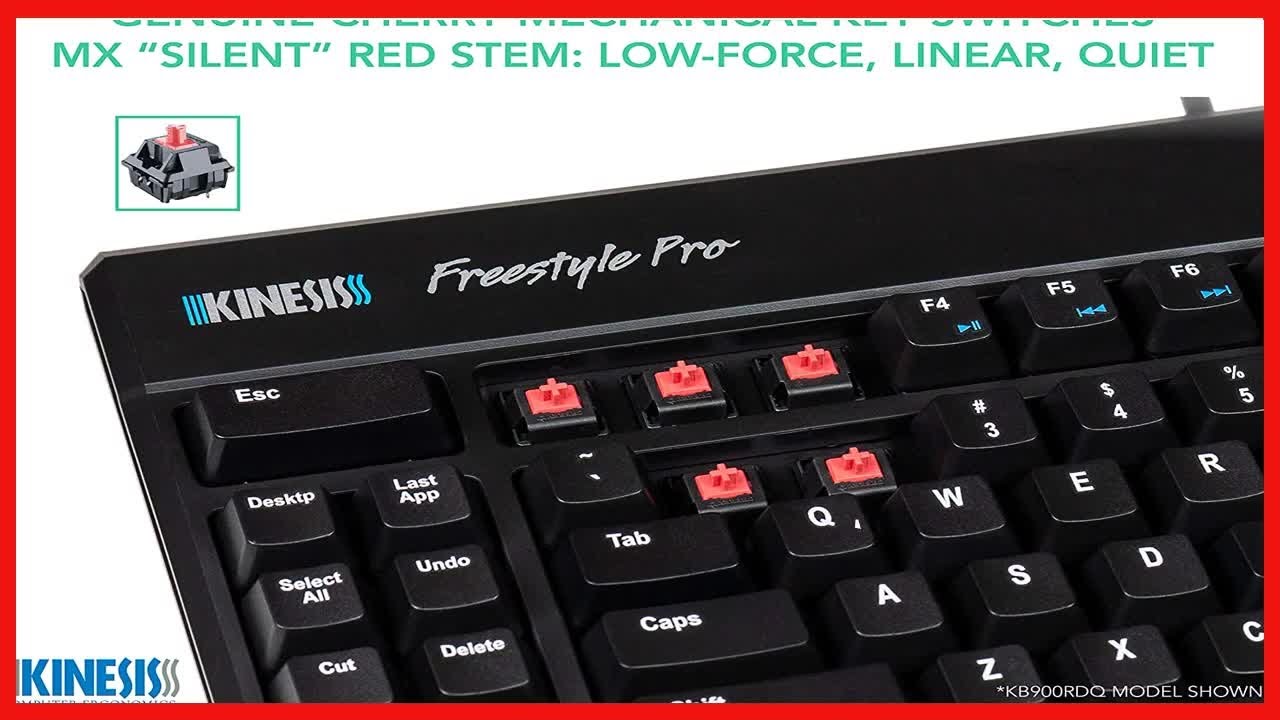 Great product -  Kinesis Freestyle Pro Quiet Ergonomic Split Mechanical Keyboard (Cherry MX Silent R
