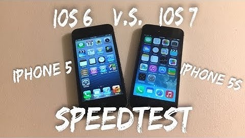 iOS 6 vs iOS 7 Speedtest