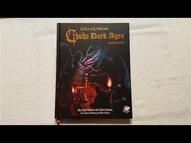 Cthulhu Dark Ages 3rd Edition Unboxing - YouTube