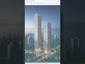 Basic massing model becomes complete architectural visual context, materials,lighting, &amp; atmosphere
