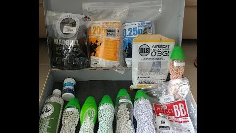 Ep 6 -Which weight BBs should I use on 328 FPS 1J gun? G&G ARP9? 0.2g 0.25g 0.28g 0.3g