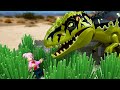 LEGO Jurassic World Dominion - Dinosaurs Hunt People - Stop Motion Animation