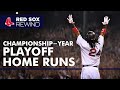 Championship Season Playoff Home Runs | Red Sox Rewind