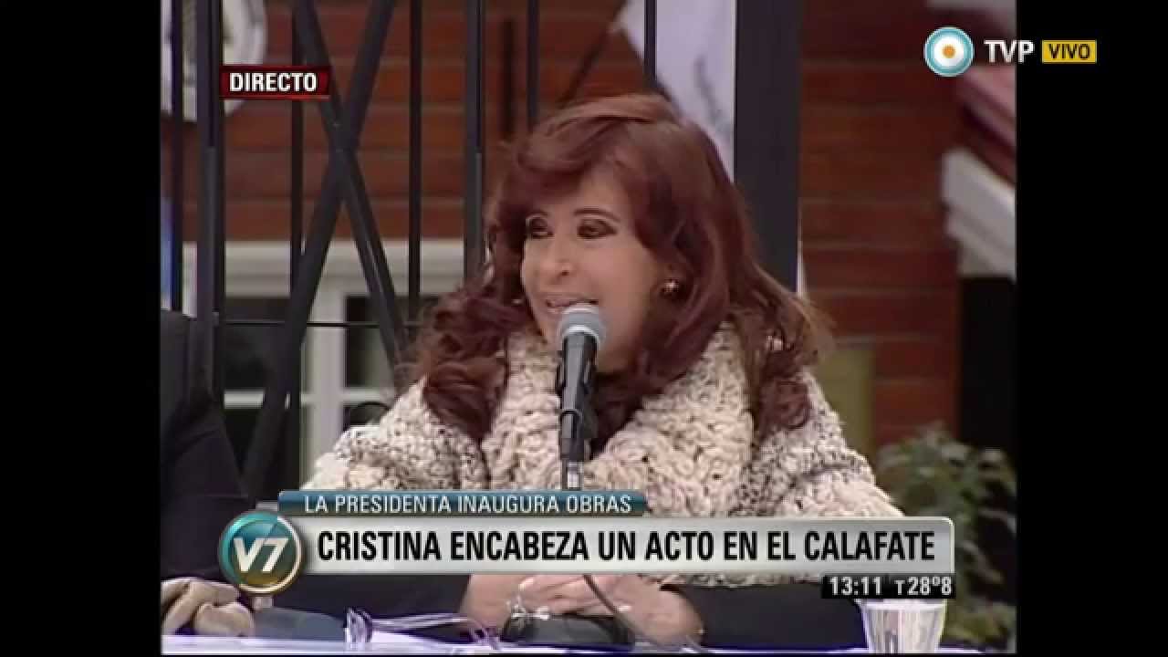Inauguraciones en Calafate, DNI 24, creación del IUMER en Córdoba. cristina fernandez facebook