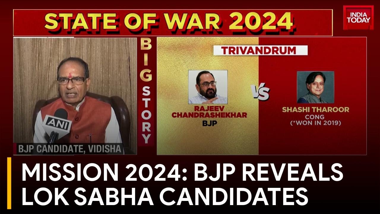 Elections War 2024 Begins: BJP Unveils Lok Sabha Candidates, Sets Stage ...