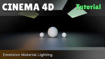 Emission Planes Lighting: Cinema 4d Tutorial