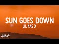 Lil Nas X - SUN GOES DOWN  (Lyrics)