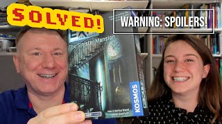 Solved! Exit the Game: The Sinister Mansion - full walkthrough with Dr Gareth and Laura