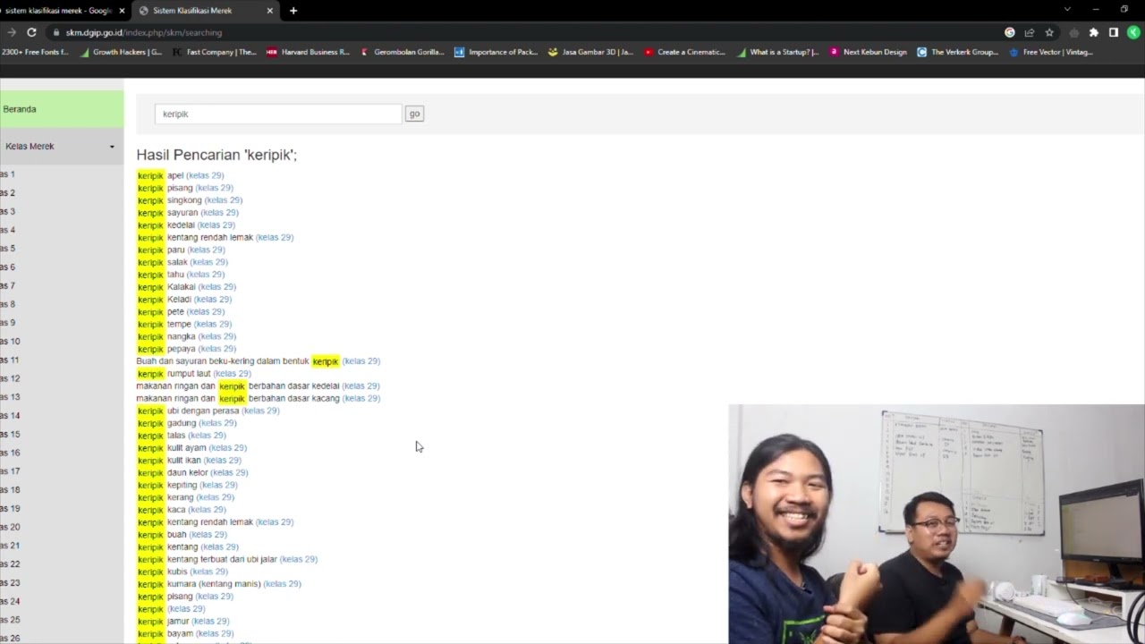 CARA CEK KELAS MEREK DI DGIP DJKI (DIRJEN KEKAYAAN INTELEKTUAL)