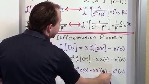 Lesson 10 - Solving Odes With Laplace Transforms, Part 2