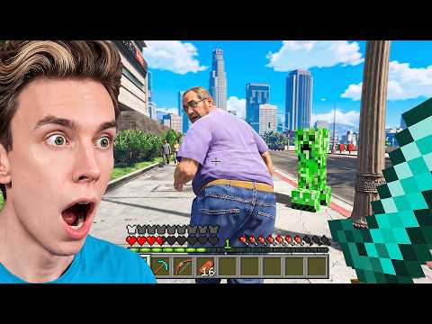I PUT MINECRAFT INSIDE GTA 5! (Insane)
