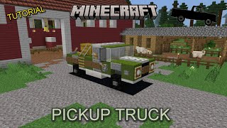Minecraft Car Pickup Truck Tutorial