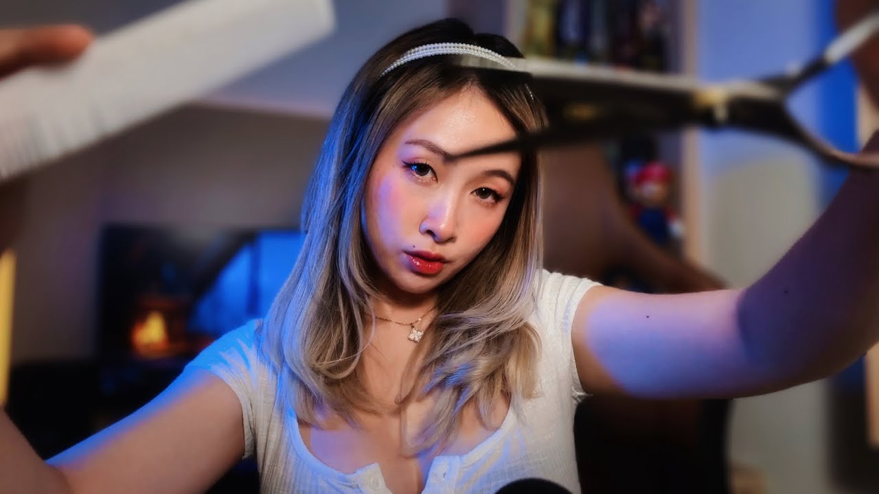 Girlfriend Gives You Haircut & Shave | ASMR