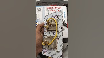 16amp switch & socket connection Keysa kare #minivlog#electrician #video #electrical#youtubeshorts