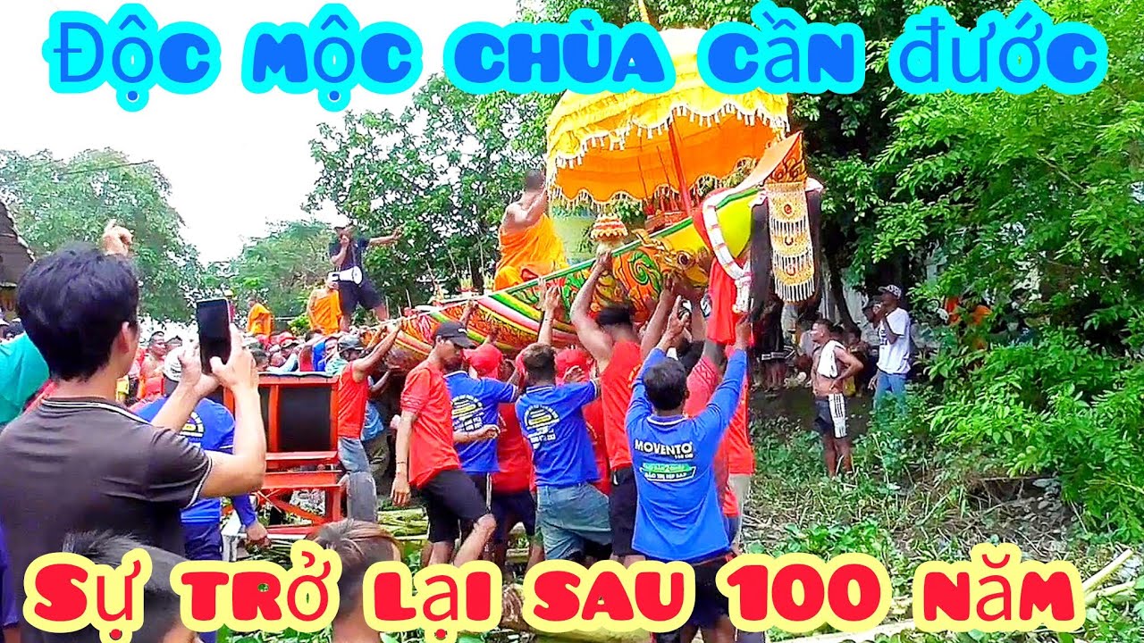 Ghe Ngo ĐỘC MỘC chùa Cần Đước hạ thủy lần đầu tiên tại sông nhu gia