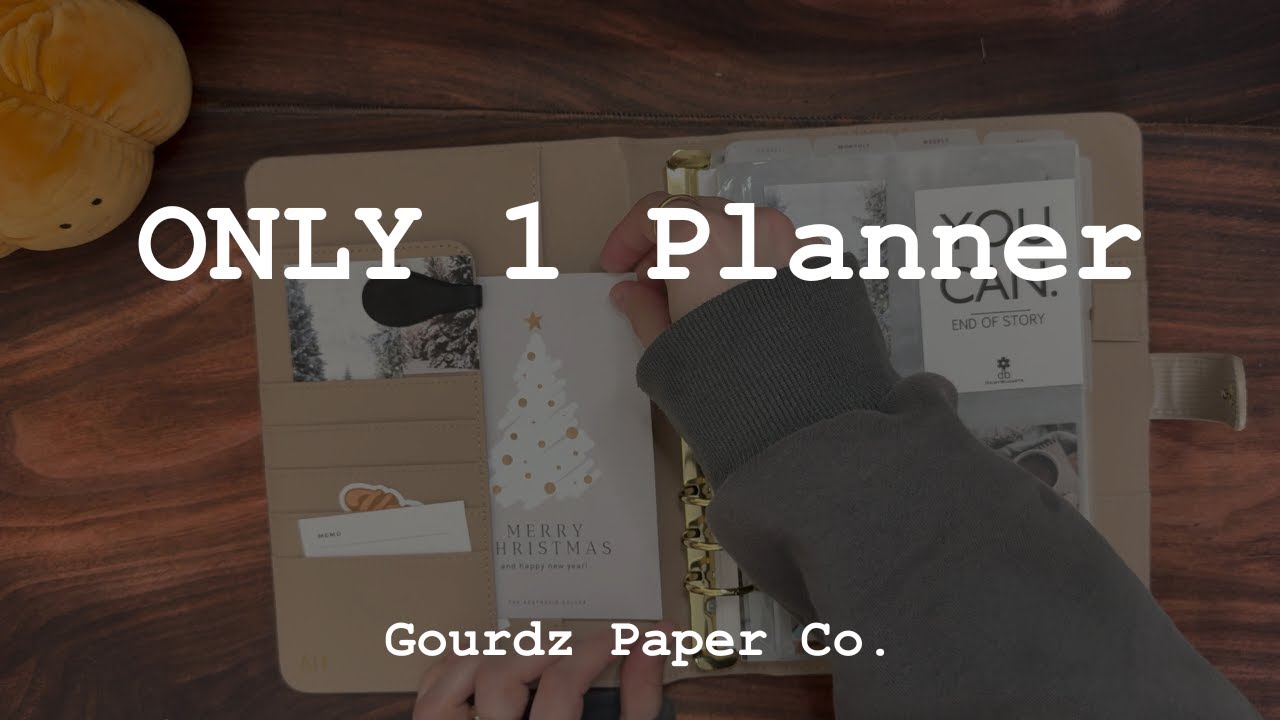 I'm Only Using ONE Planner for 2025 | A5 6 Ring 2025 Planner Set Up