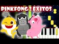 Pinkfong - Piano Mix | Tres Éxitos | Piano cover | Tutorial | Karaoke