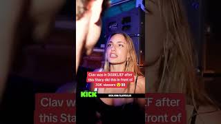Clav was in DISBELIEF after this Stacy did this in front of 30K viewers 😯👀#clavicular