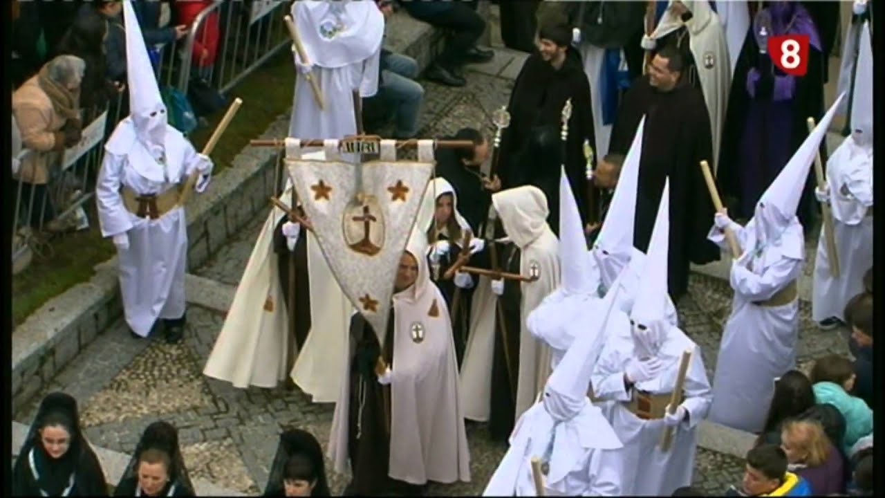 Procesión de la Estrella. Semana Santa de Ávila 2016. Retransmisión de La 8 de Ávila.