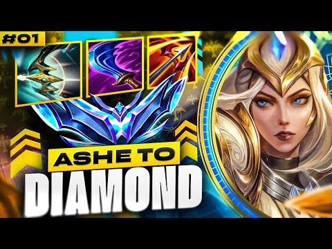 Ashe Unranked to Diamond #1 - Ashe ADC Gameplay Guide | League of Legends